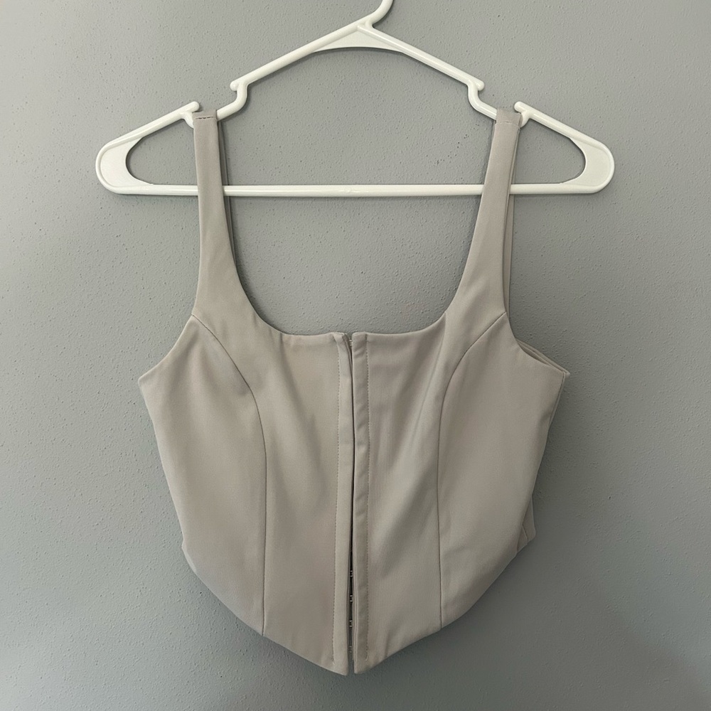 Elegant Gray Women's Top
